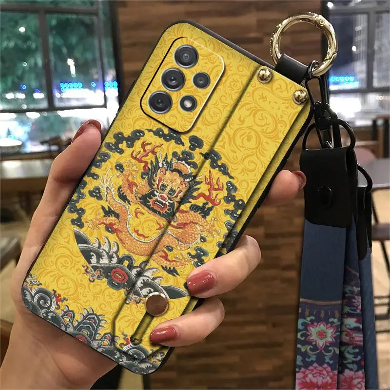 Chinese Style Protective Mobile Phone Case with Wrist Strap