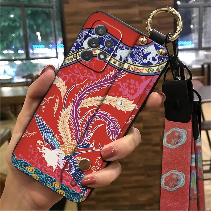 Chinese Style Protective Mobile Phone Case with Wrist Strap