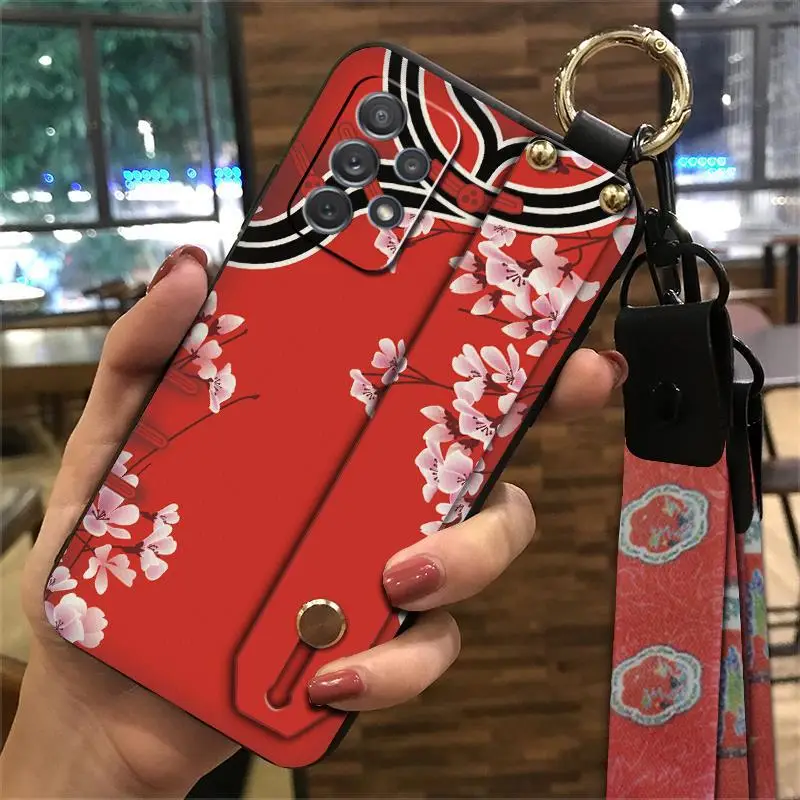 Chinese Style Protective Mobile Phone Case with Wrist Strap