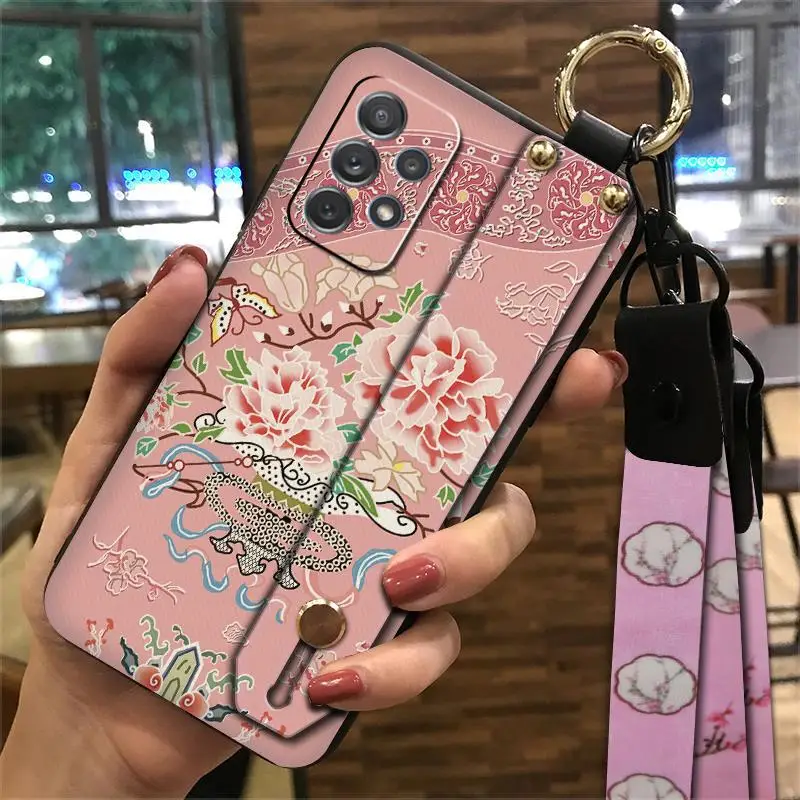 Chinese Style Protective Mobile Phone Case with Wrist Strap