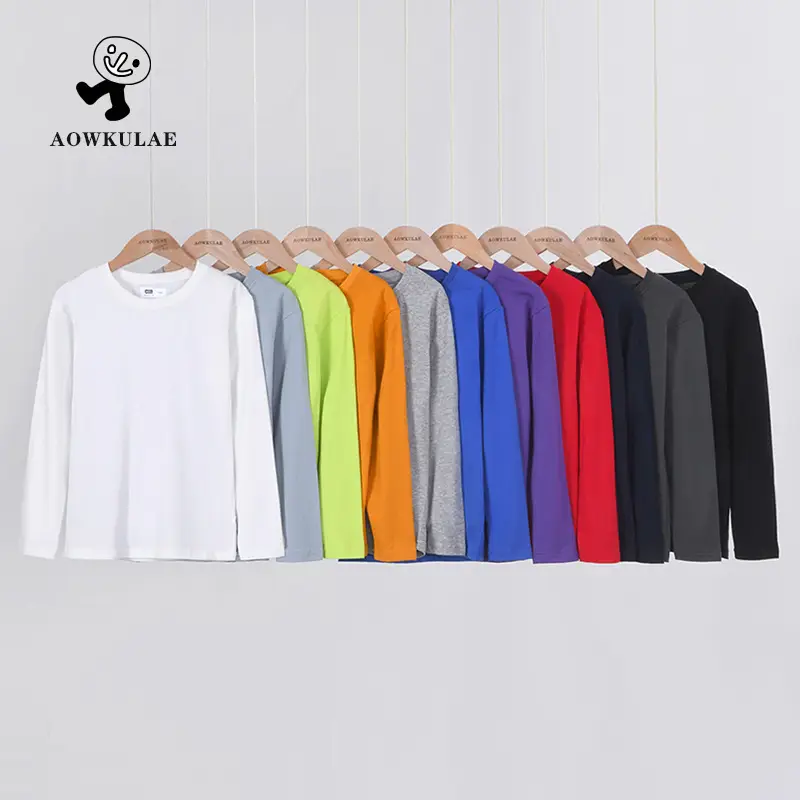 Children's Long Sleeve Cotton T-Shirt Black - Image 9