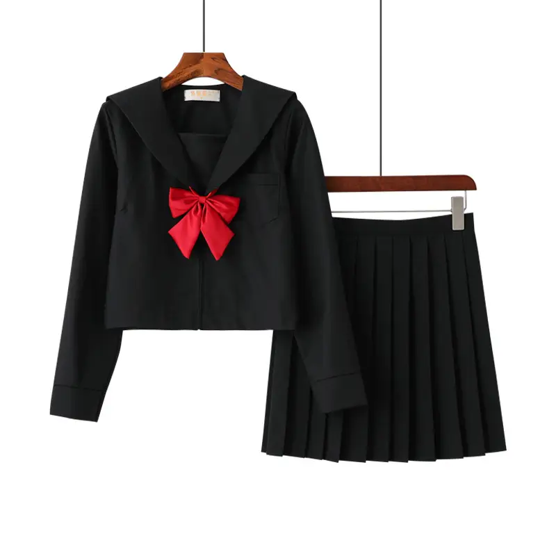 Japanese Sailor Shirt White Long Sleeve Sail Suit - Image 10