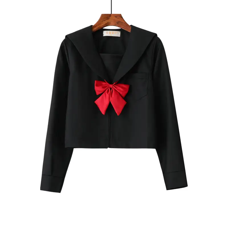 Japanese Sailor Shirt White Long Sleeve Sail Suit - Image 15