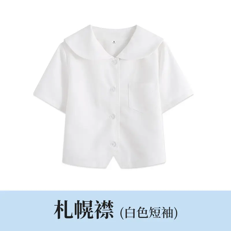 Japanese Sailor Shirt White Long Sleeve Sail Suit - Image 22