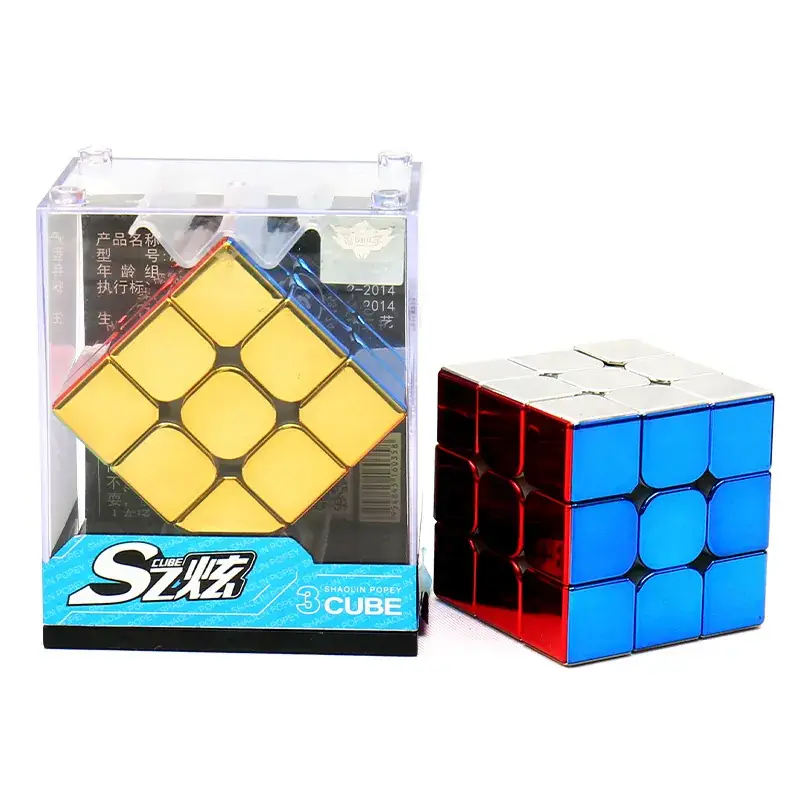 Magnetic 3-Order Rubik's Cubes 6-Color Gold - Image 9