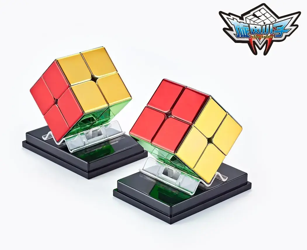 Magnetic 3-Order Rubik's Cubes 6-Color Gold - Image 3