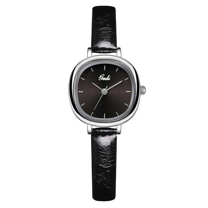 Goldie Women's Quartz Watch with Brown Leather Belt - Image 2