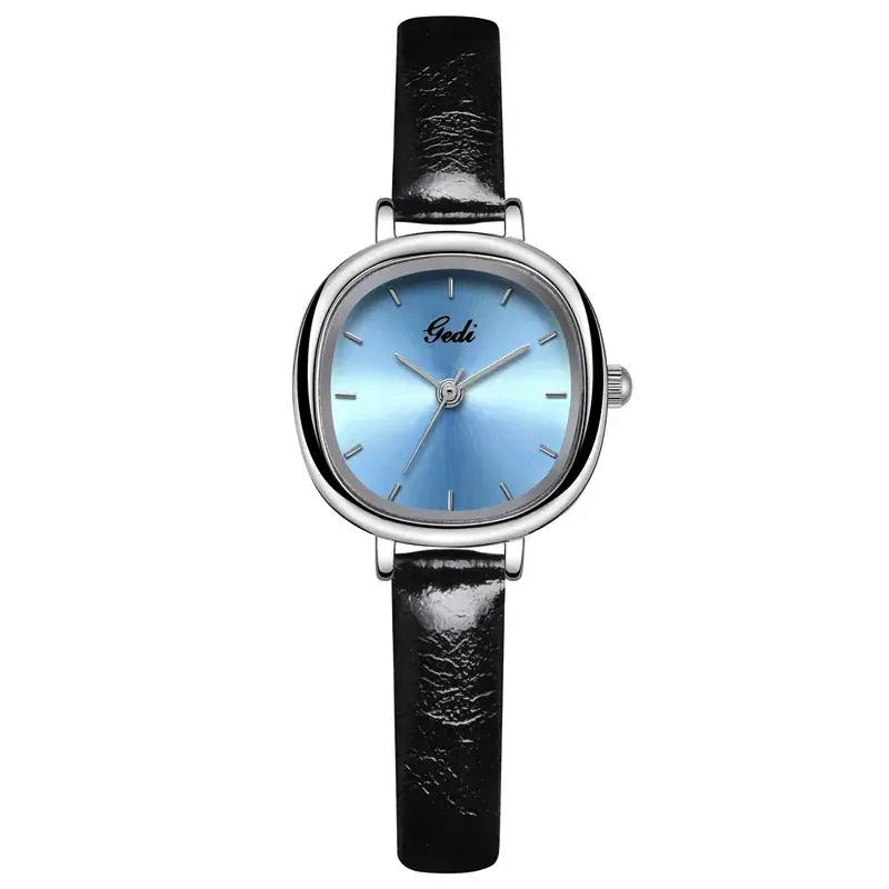 Goldie Women's Quartz Watch with Brown Leather Belt - Image 3