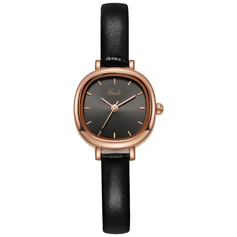 Goldie Women's Quartz Watch with Brown Leather Belt - Image 7