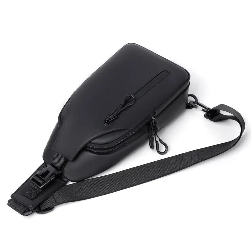 Men's Grey Shoulder Bag Large Capacity Fashion Trend - Image 6
