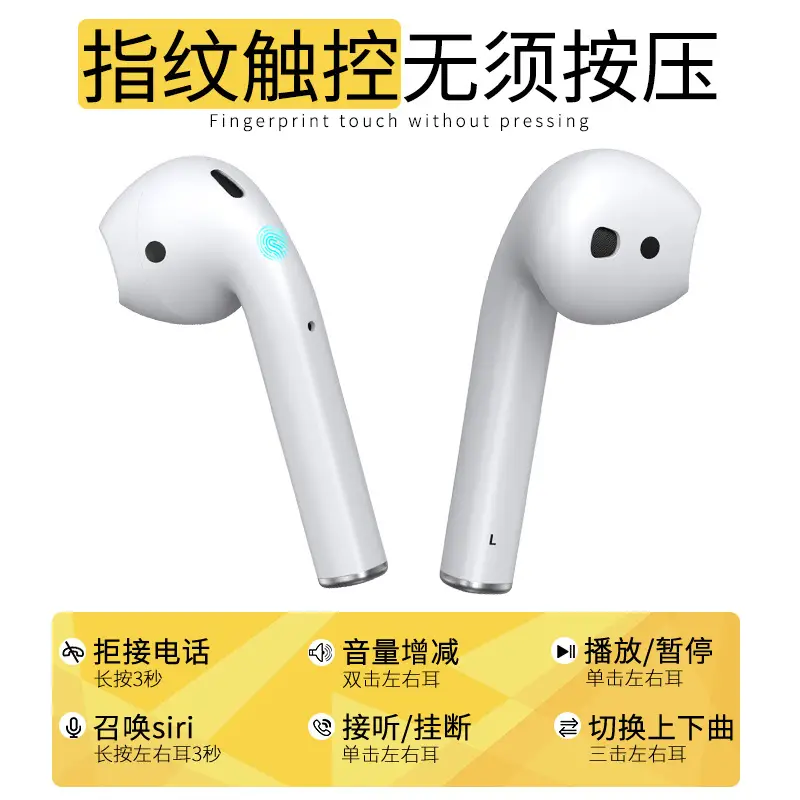 True Wireless Bluetooth 5.0 Earphones Semi-In-Ear Mini Gaming Sports - Image 6