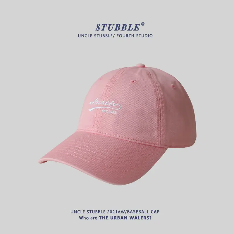Stubble Embroidered Blue Baseball Cap for Men Women - Image 7