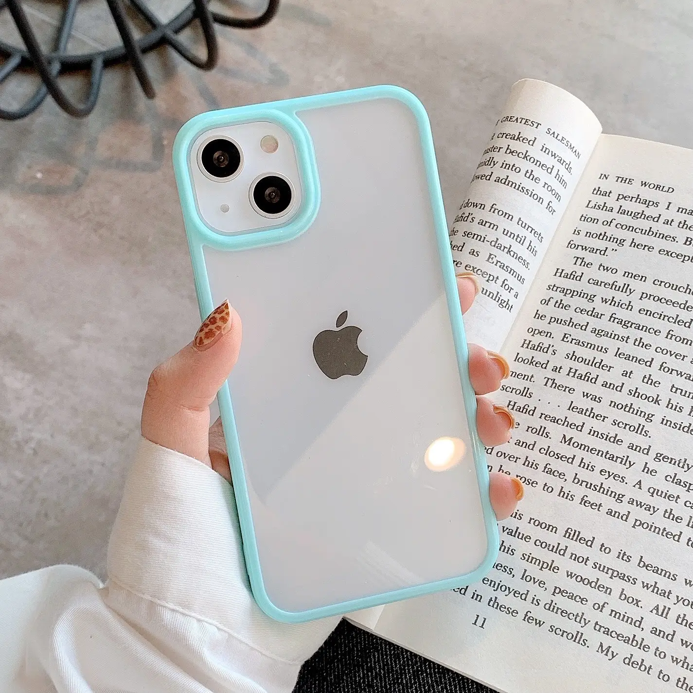 Apple 13Pro Mobile Case Acrylic Two Color Drop Resistant - Image 6