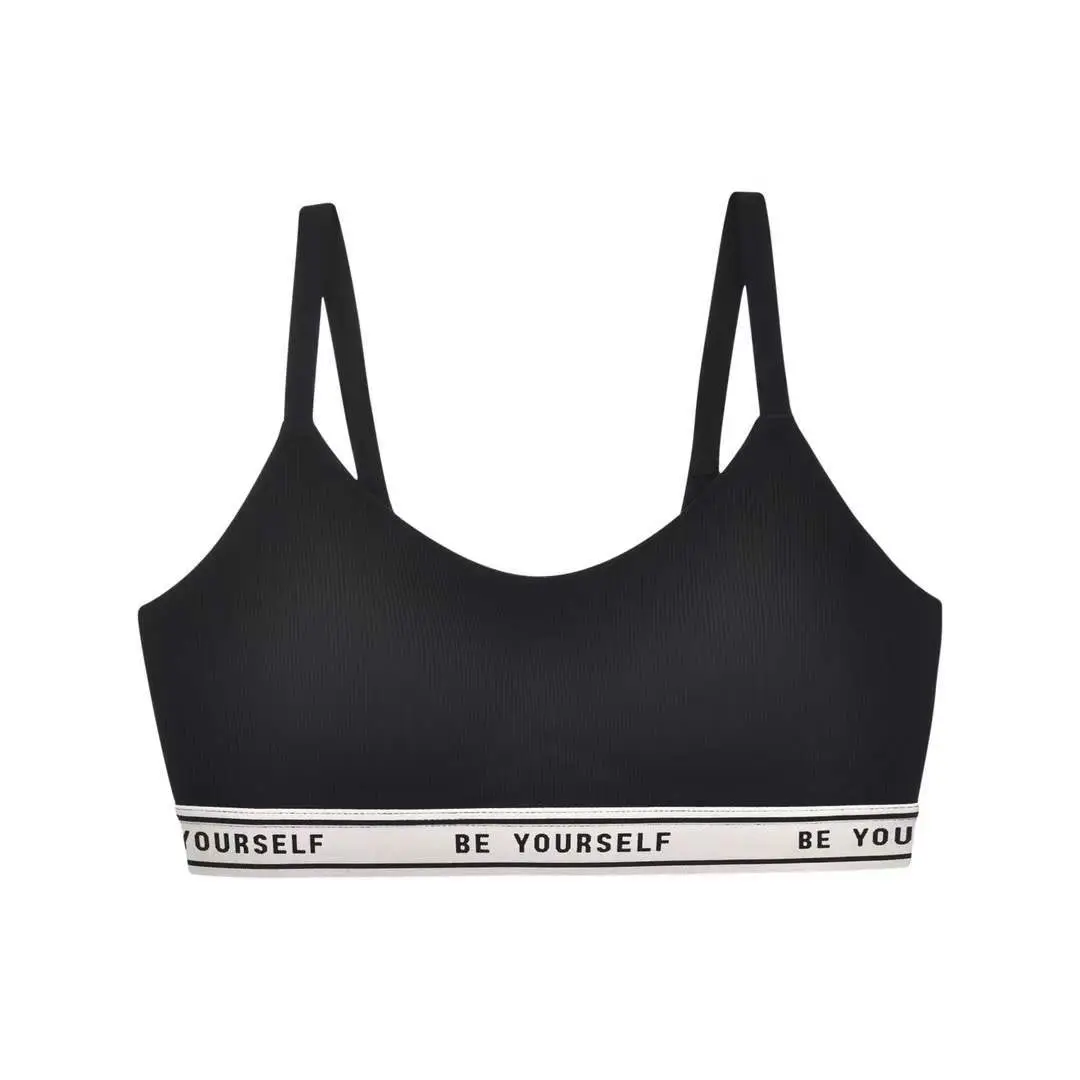OB005 soft support seamless underwear soft no steel ring comfortable lightweight big bra small bra jelly bar bra