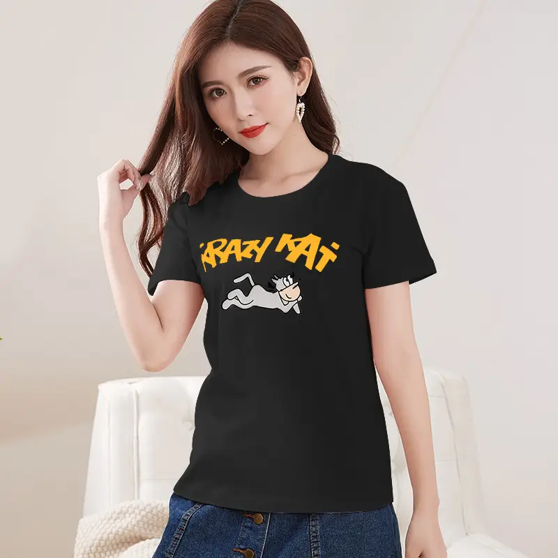 Women Cotton Pink Round Neck T-Shirt - Image 18