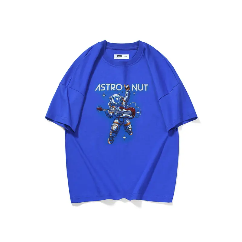 White Astronaut Graphic Boys T-Shirt 2024 Summer - Image 7