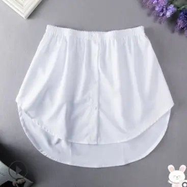 2021 White Striped Fake Skirt Sweat Stacked Inner Base - Image 15