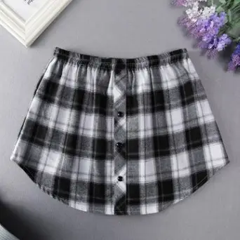 2021 White Striped Fake Skirt Sweat Stacked Inner Base - Image 16