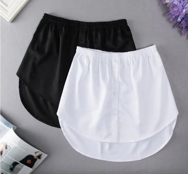 2021 White Striped Fake Skirt Sweat Stacked Inner Base - Image 11