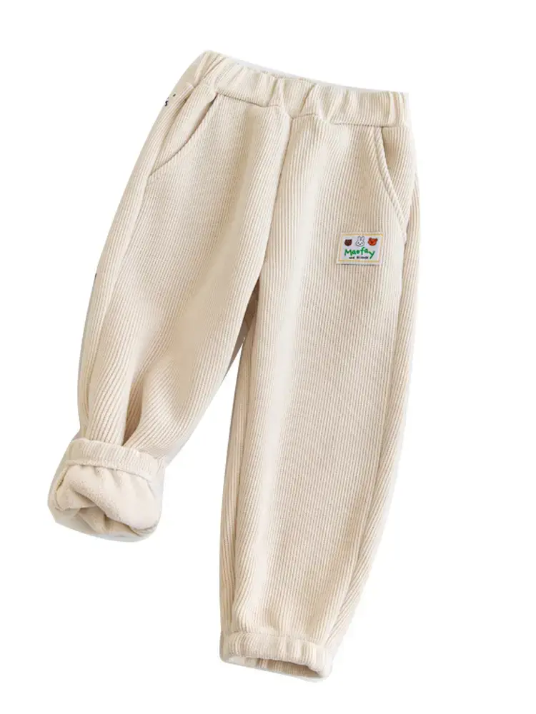 Winter Fleece Pants for Girls & Boys Warm Casual Set - Image 9