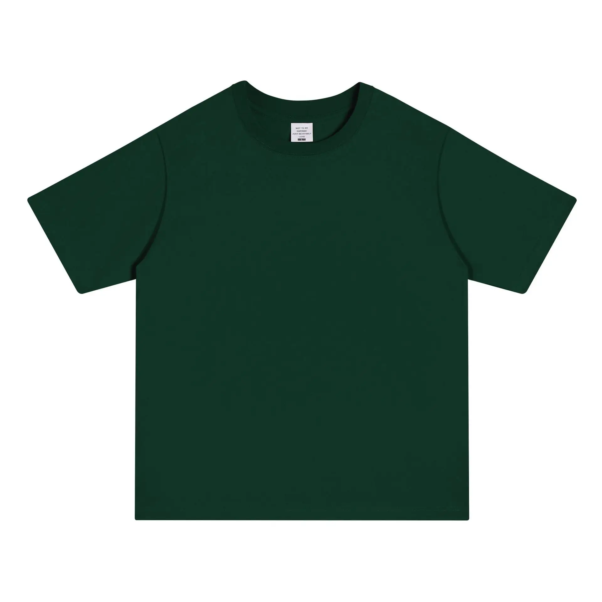 Men Cotton T-Shirt Drop Shoulder Beige 250g - Image 10