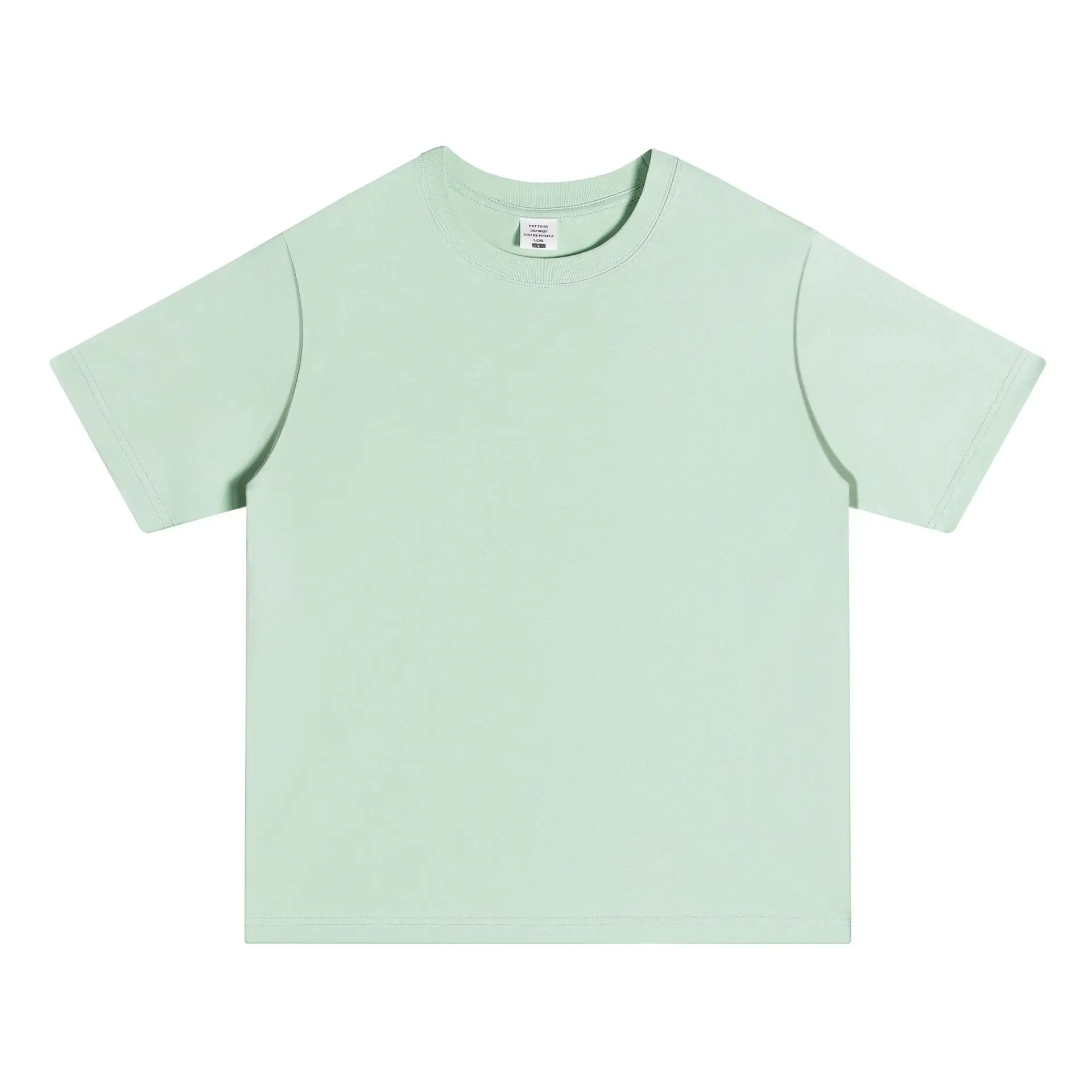 Men Cotton T-Shirt Drop Shoulder Beige 250g - Image 18