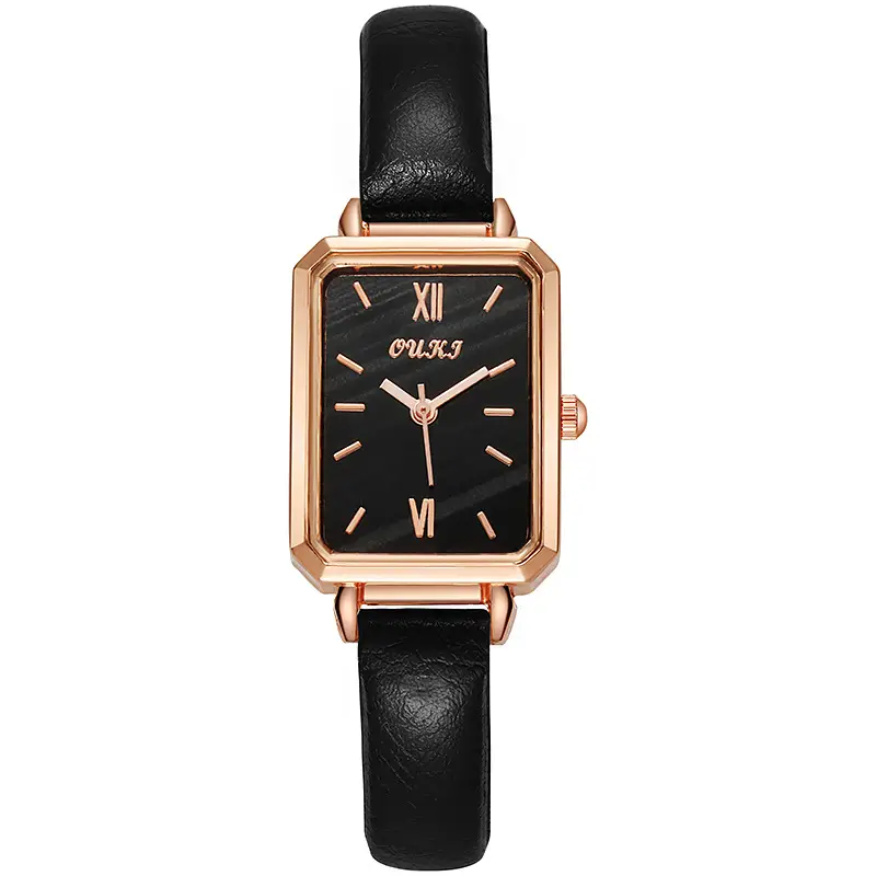 Douyin Little Green Watch Internet Celebrity Live Drainage Small Square Watch Women's Watch Retro Fashion Quartz Watch
