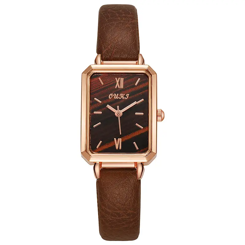 Douyin Little Green Watch Internet Celebrity Live Drainage Small Square Watch Women's Watch Retro Fashion Quartz Watch