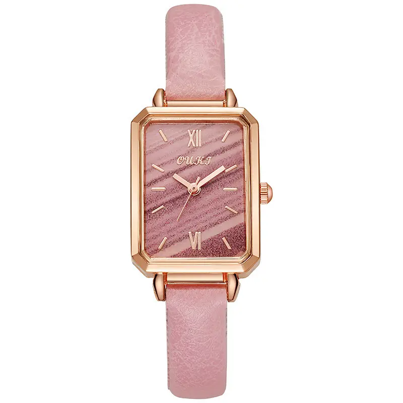 Douyin Little Green Watch Internet Celebrity Live Drainage Small Square Watch Women's Watch Retro Fashion Quartz Watch