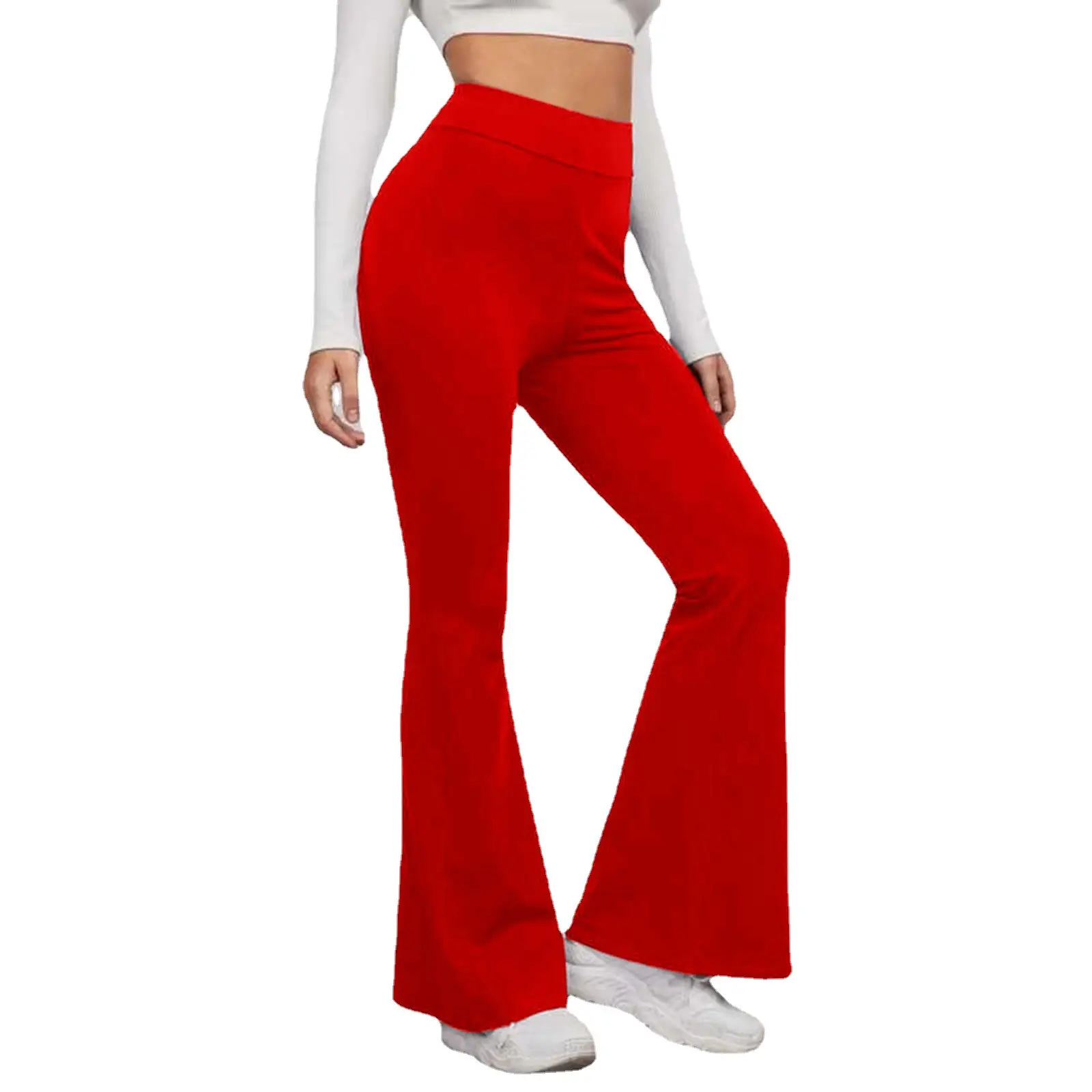 2022 Black High Waist Slimming Trousers for Women - Image 12