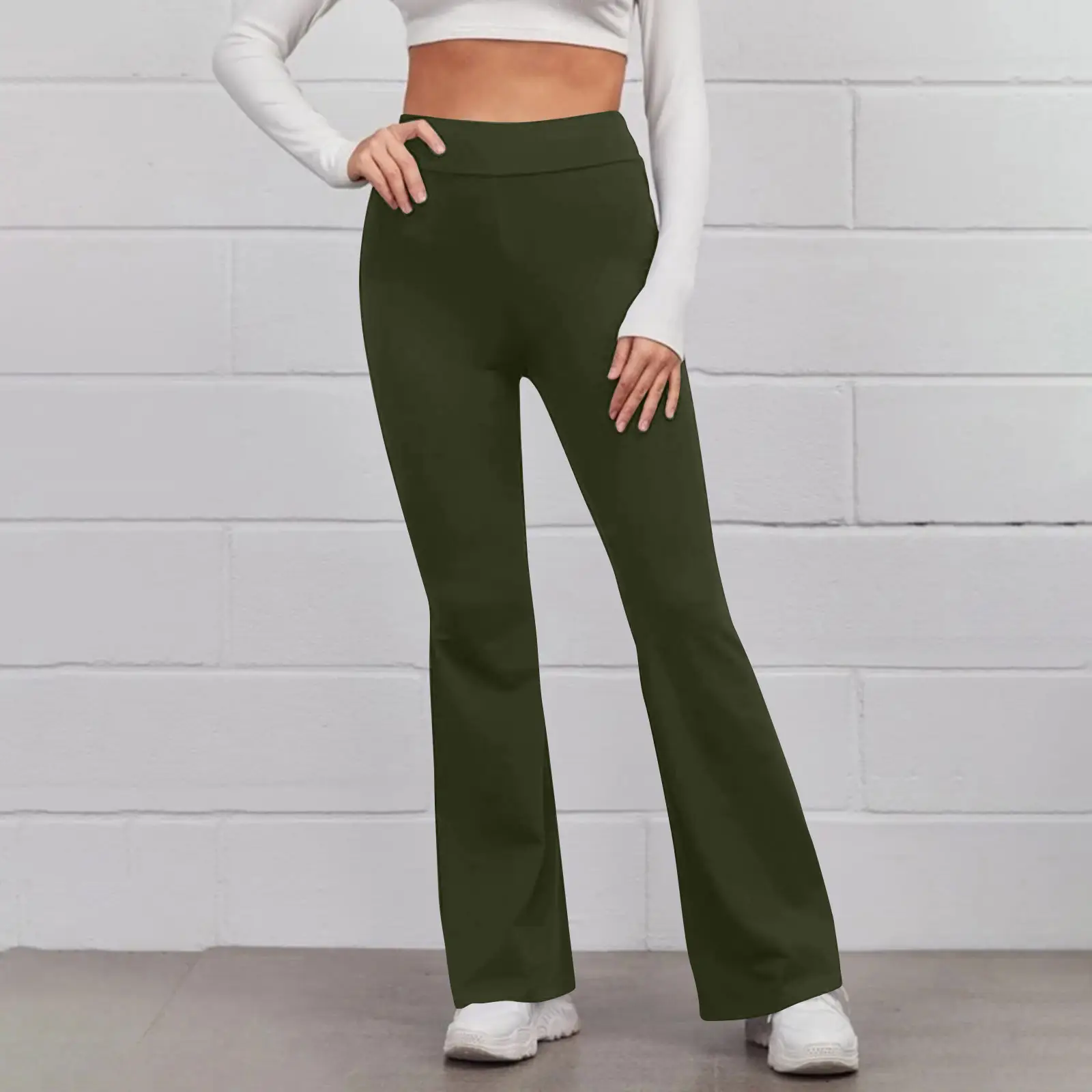 2022 Black High Waist Slimming Trousers for Women — feature 34