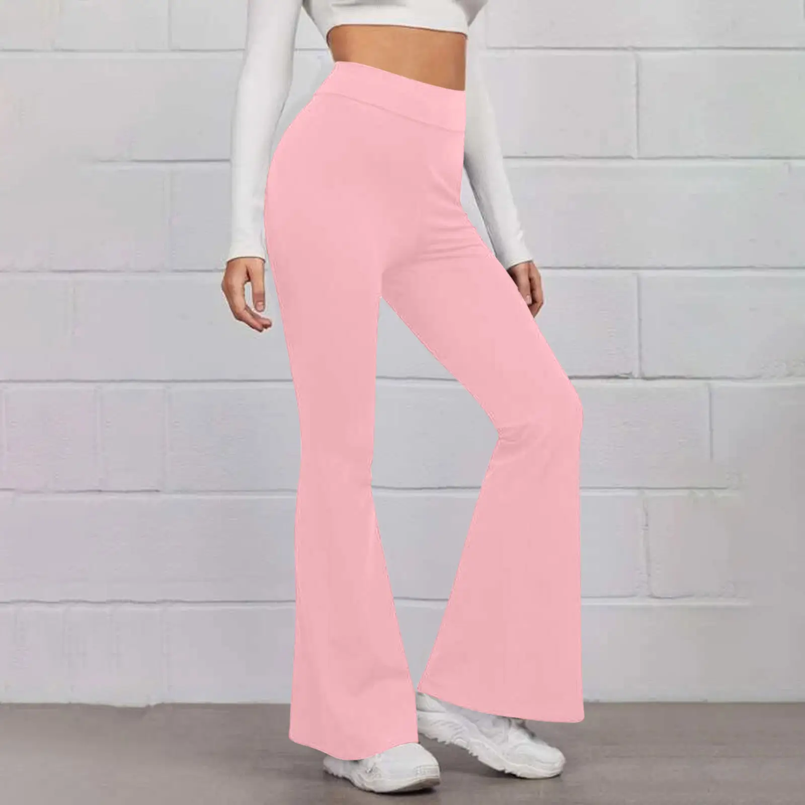 2022 Black High Waist Slimming Trousers for Women - Image 4