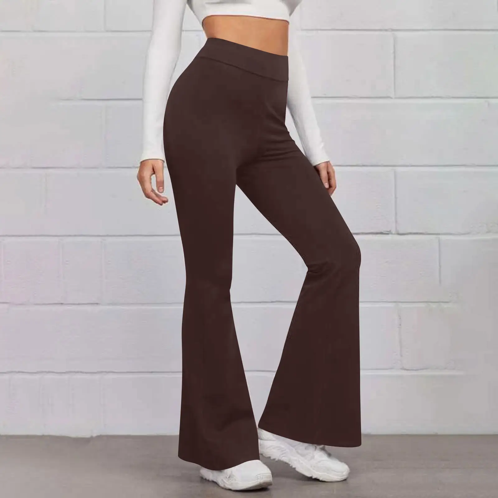 2022 Black High Waist Slimming Trousers for Women - Image 7