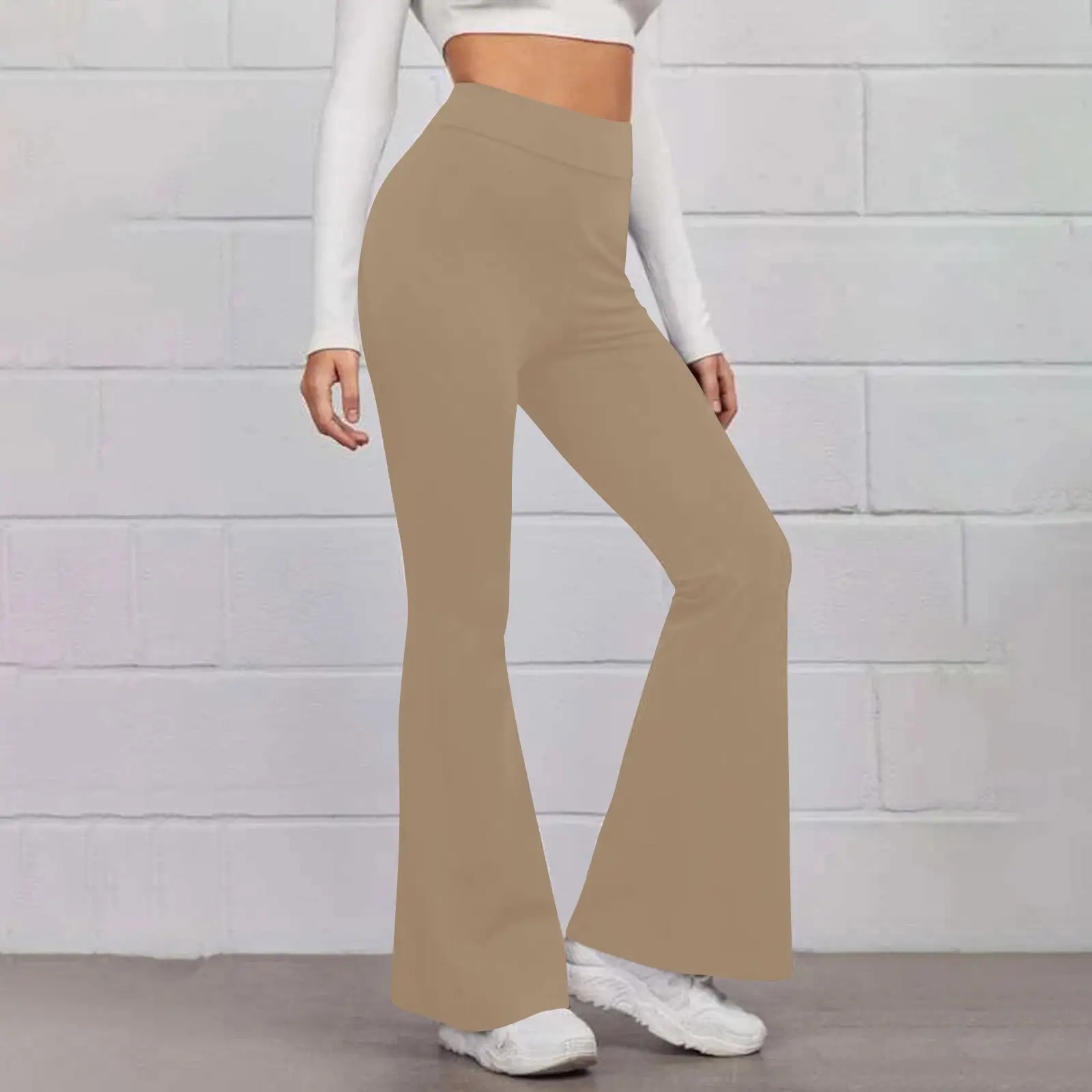 2022 Black High Waist Slimming Trousers for Women - Image 8