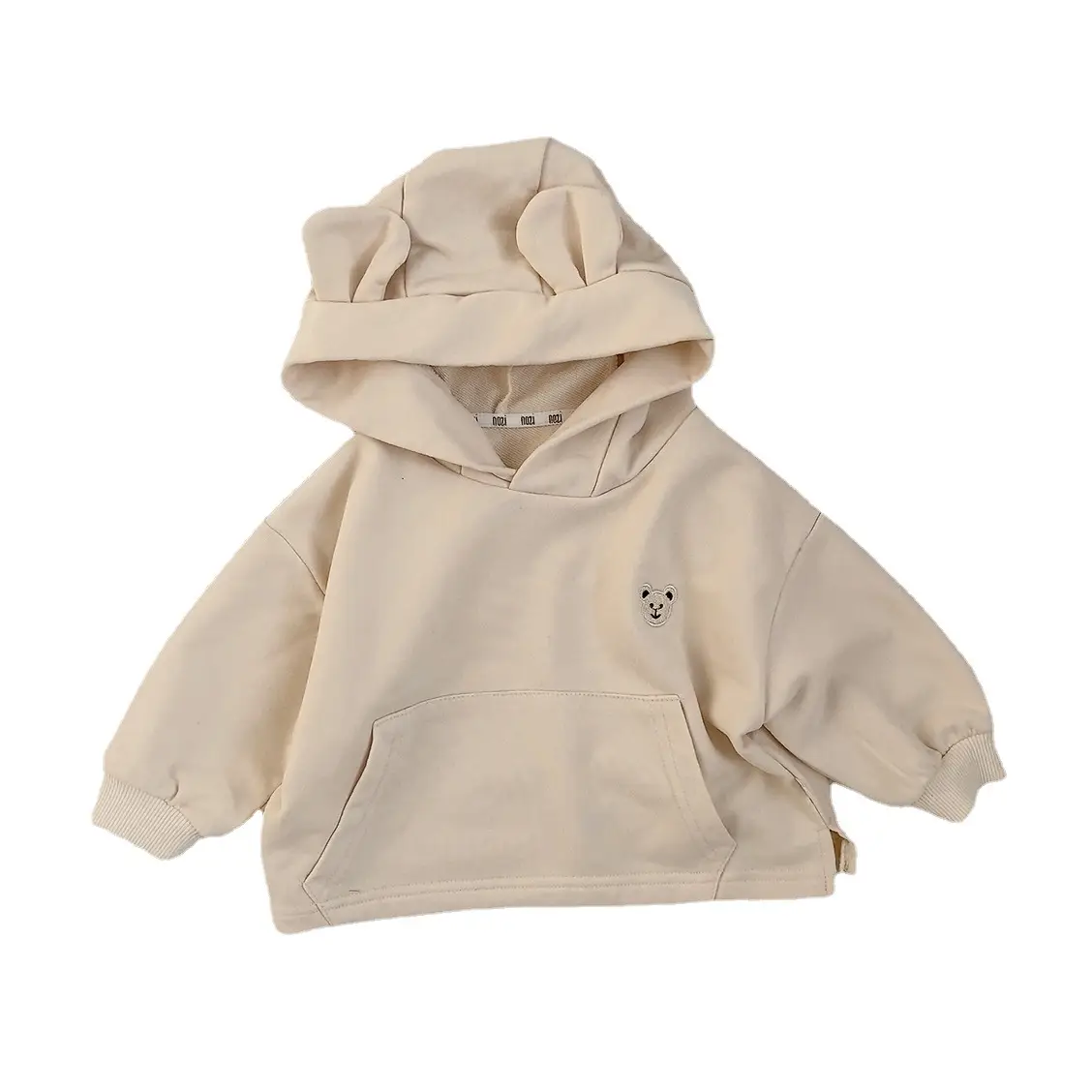 Kids Hooded Sweatshirt Bear Top Outfit Set - Image 7