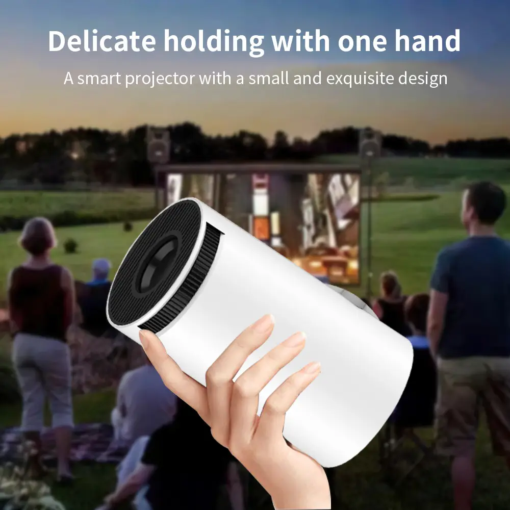 Android Barrel Projector Hy300 Portable Projector Mobile Phone Projection Cross-Border Export Home Home Projector — feature 11