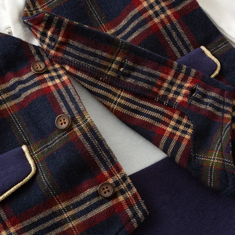 Baby Jumpsuit 2025 Spring New Baby Boy Gentleman Suit - Image 4