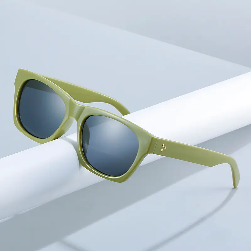 UV400 Sunglasses for Men Women Cream White