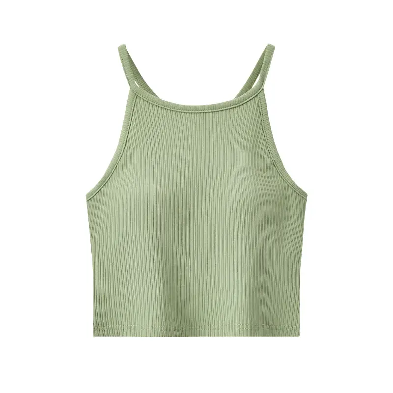 Women's Backless Bra with Chest Pad and Halter Belt