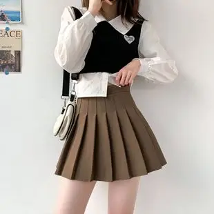 Black High-Waisted Mini Skirt A-Line One Step — feature 1