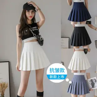 Black High-Waisted Mini Skirt A-Line One Step — feature 5