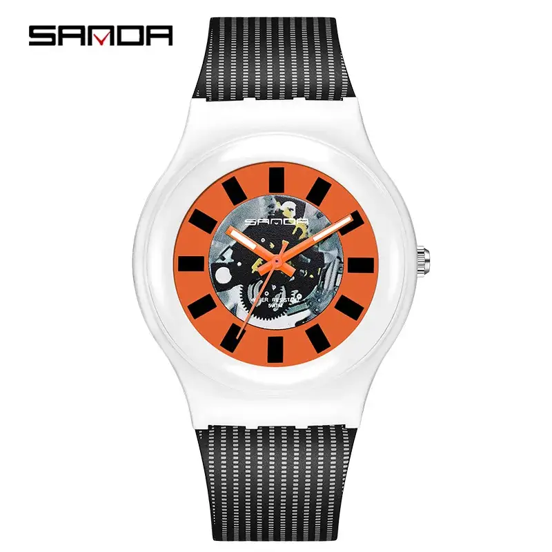 Sanda Multi Color Casual Korean Watch Waterproof Luminous - Image 7
