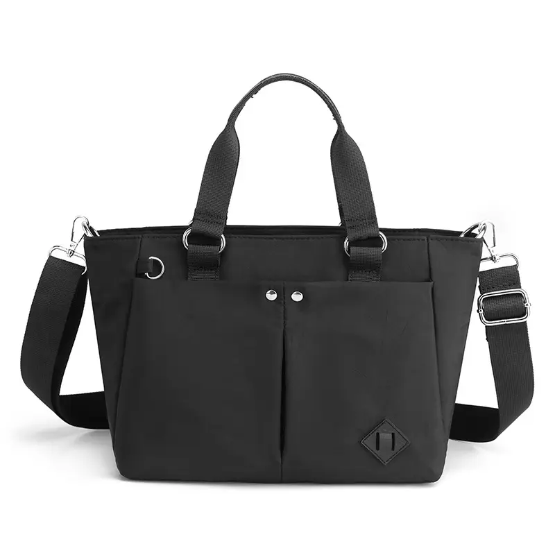 2025 Grey Korean Style Shoulder Bag Multi Layer Large Capacity - Image 3