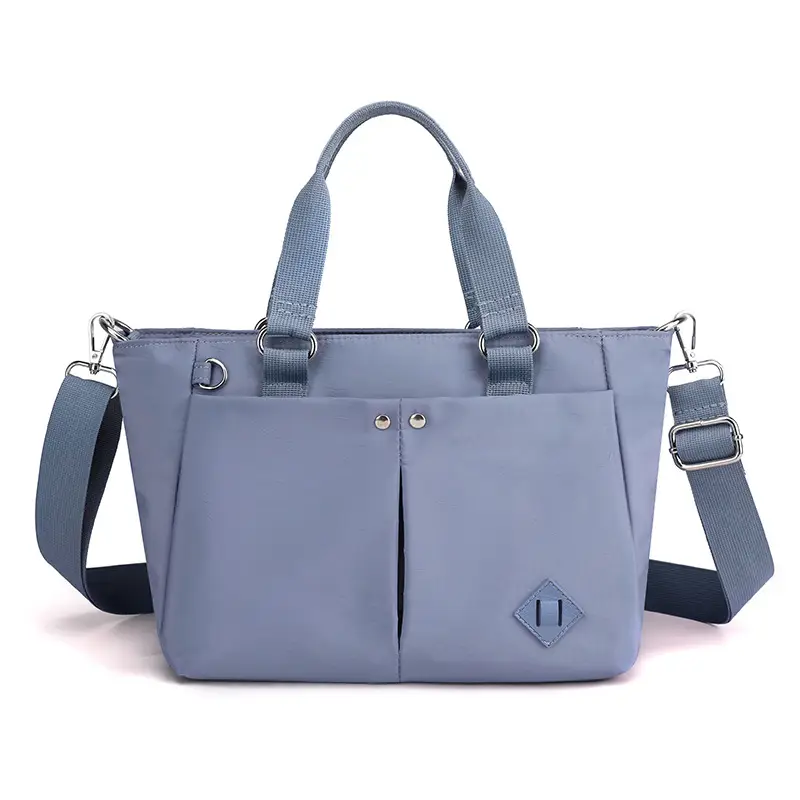 2025 Grey Korean Style Shoulder Bag Multi Layer Large Capacity - Image 5