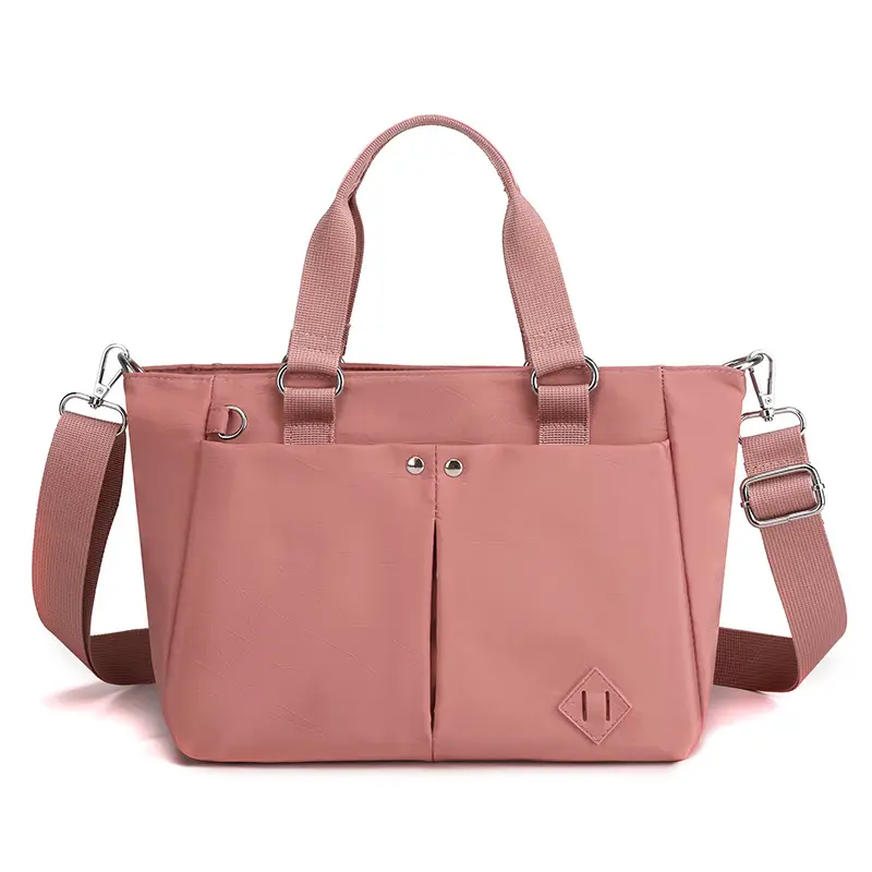 2025 Grey Korean Style Shoulder Bag Multi Layer Large Capacity - Image 6