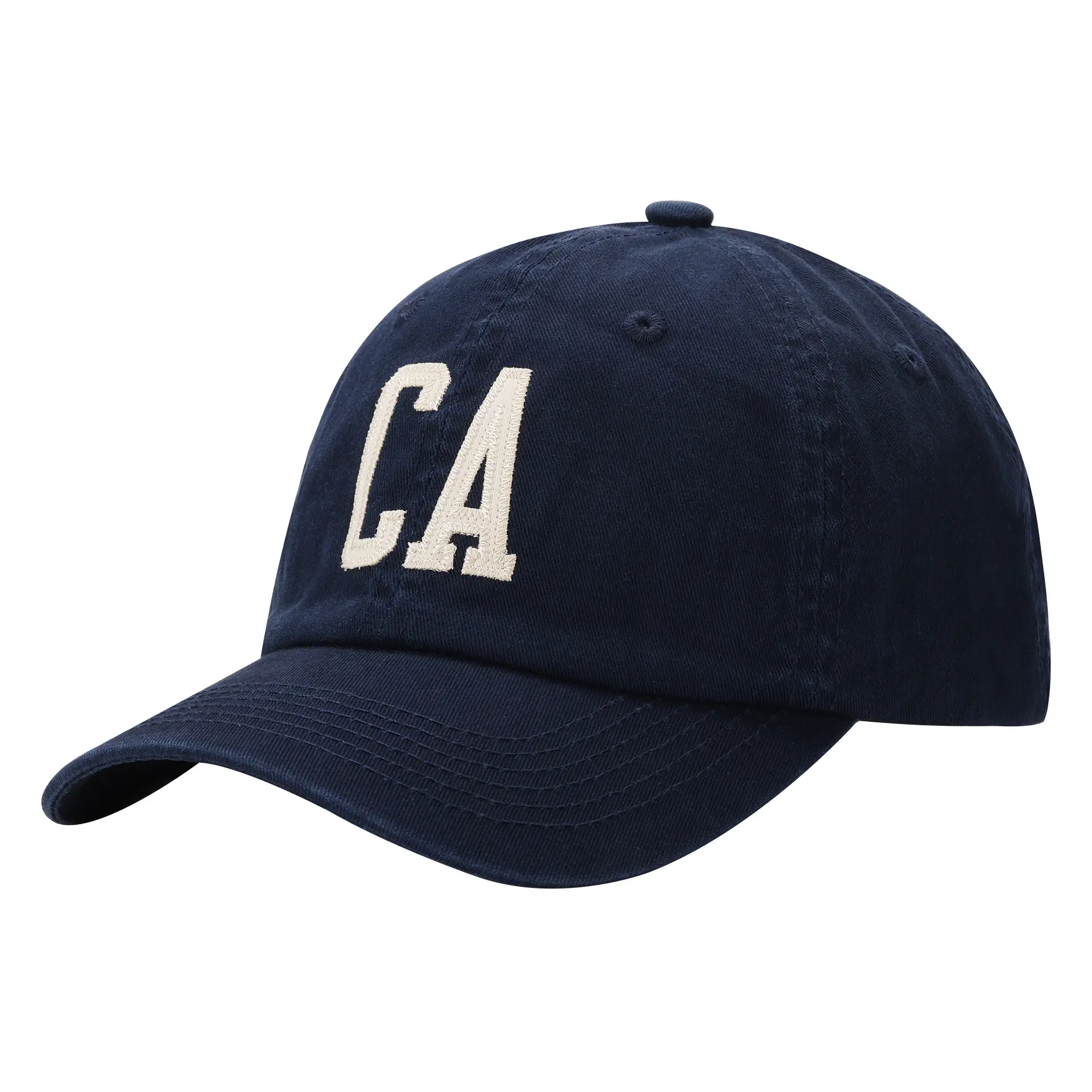 CA Letter Baseball Cap Red Black Women