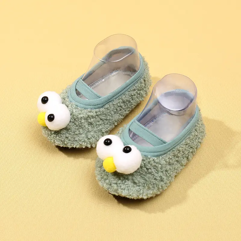 Baby Cute Duck Socks Pink Non-Slip Warm