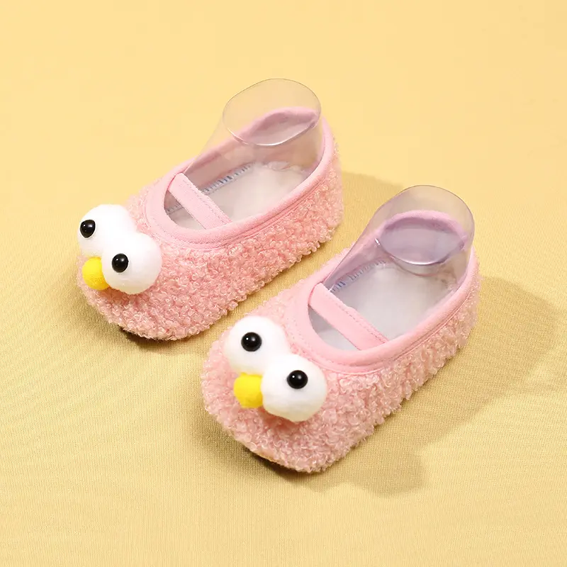 Baby Cute Duck Socks Pink Non-Slip Warm - Image 2