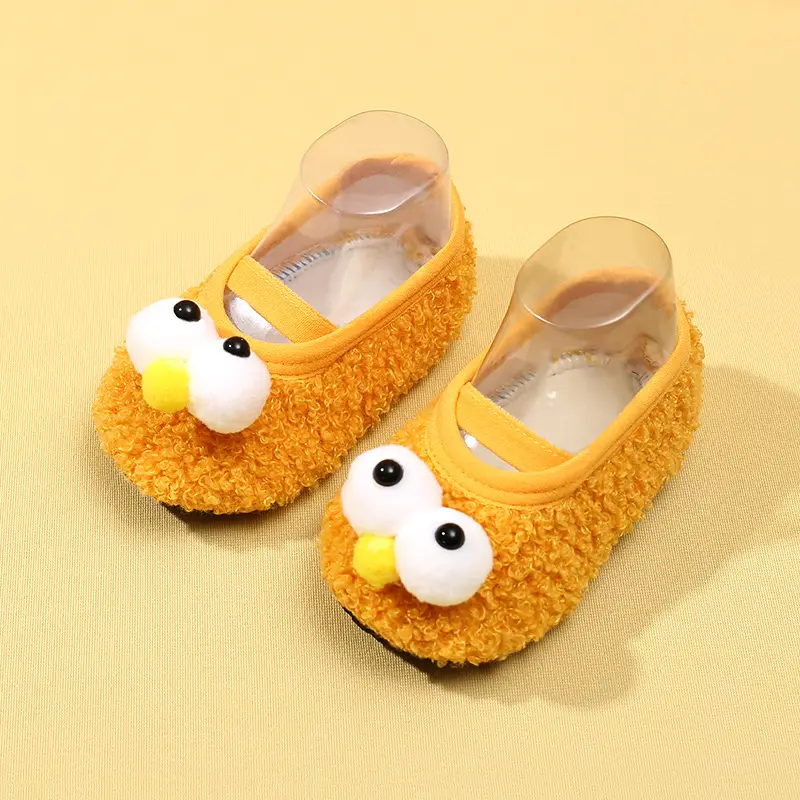 Baby Cute Duck Socks Pink Non-Slip Warm - Image 3