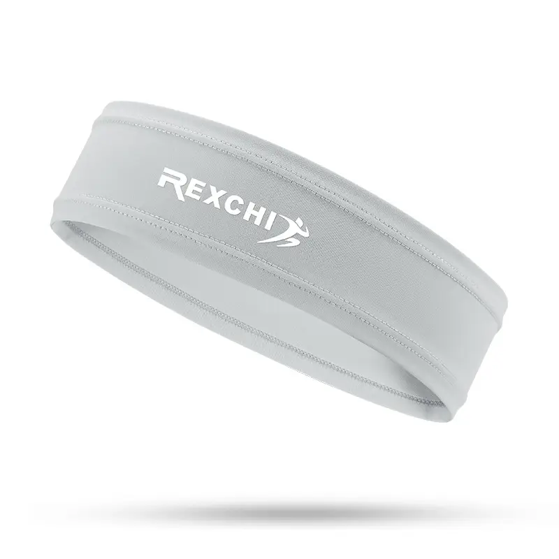 Light Purple Elastic Headband for Men Women - Image 3